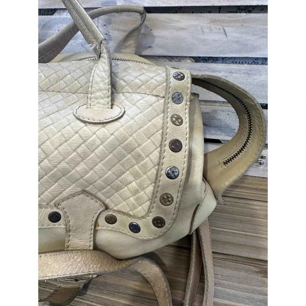 Velez Tasseled HOBO Leather Purse Artisanal Crossbody Top Handles Grunge City